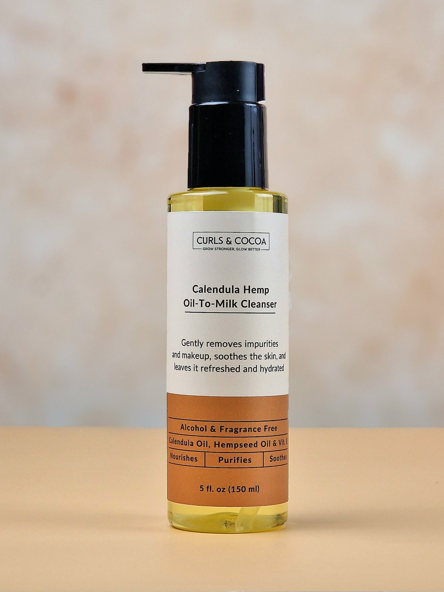 Calendula Hemp Oil-To-Milk Cleanser