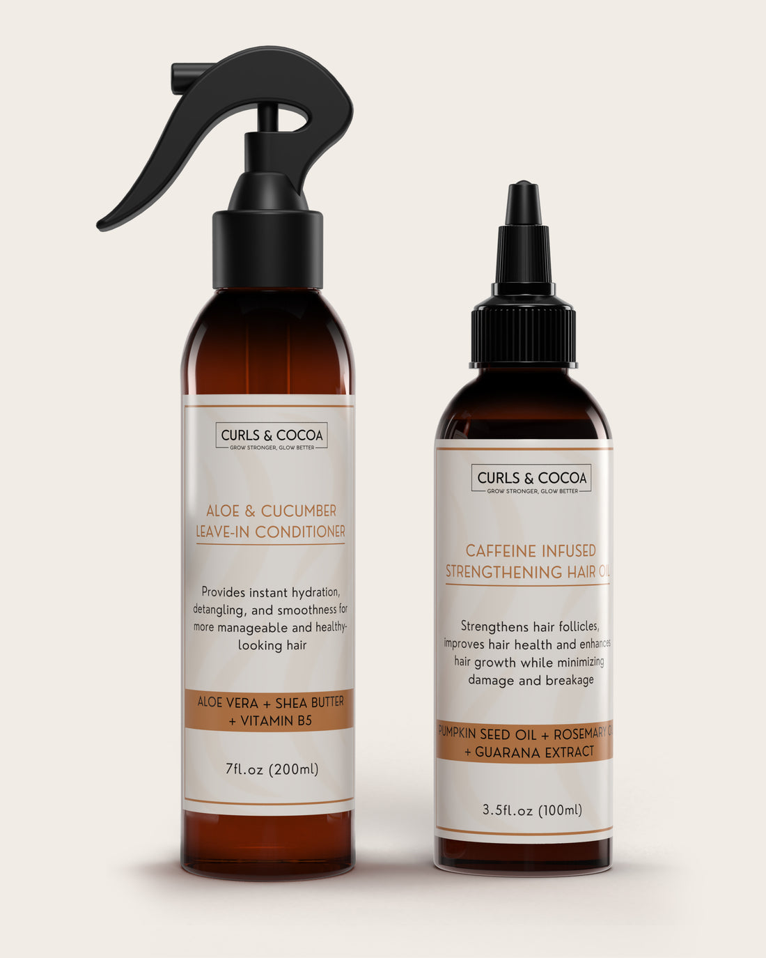 Braids &amp; Locs Care Duo - Hydrating Hair Spray + Hair Growth Oil